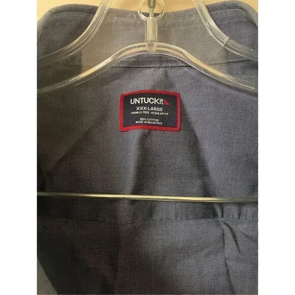 UNTUCKit Pio Cesare Shirt Regular Fit Mens XXXL Wrinkle Free Casual Button Up - Picture 4 of 7